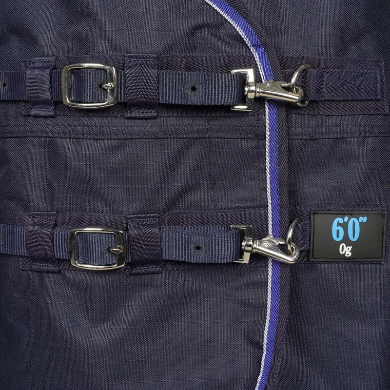 EQUITHÈME Couverture d'Extérieur Classic 1200D 100g Marin