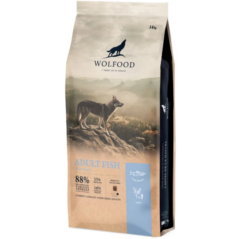 Anti-gaspi Croquettes Wolfood Adult Fish