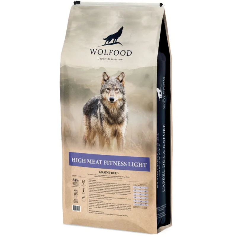 Anti-gaspi Croquettes Wolfood High Meat Fitness Light