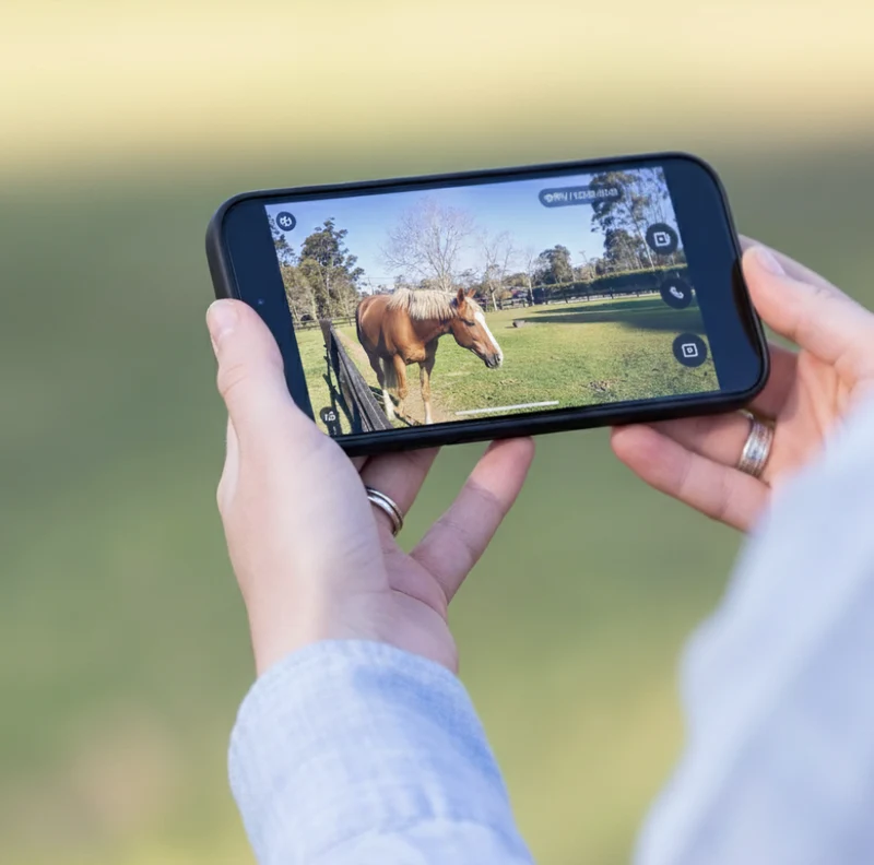 EquiCheck Caméra 4G-SIM de Surveillance Autonome pour Chevaux, Ecurie et Extérieur