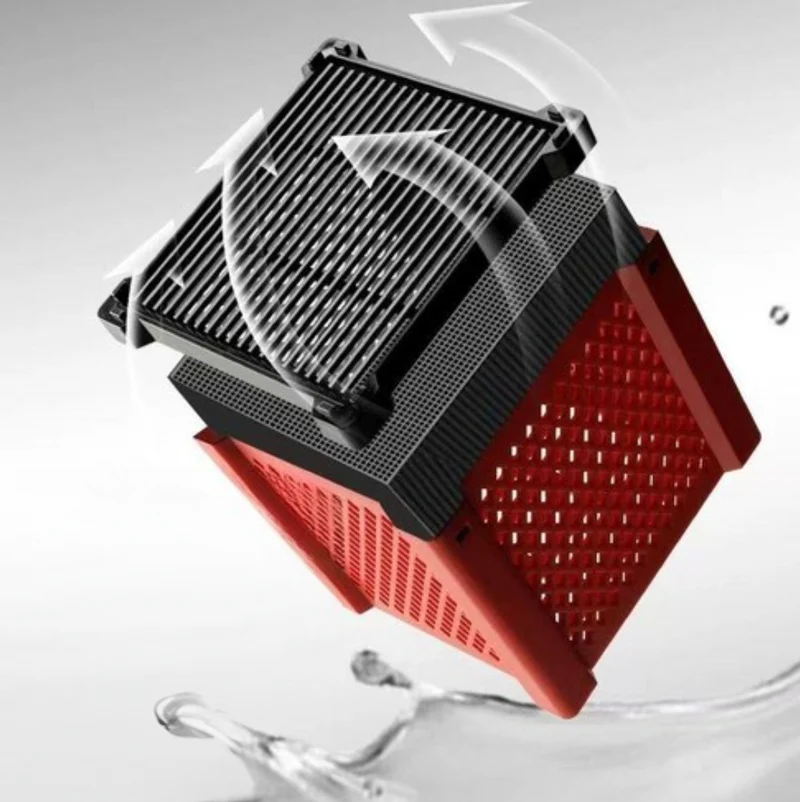 Cube charbon actif + étui robuste pour abreuvoirs