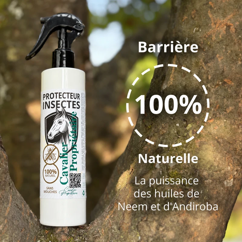 Protecteur insectes Spray 48h sans mouches double barrière