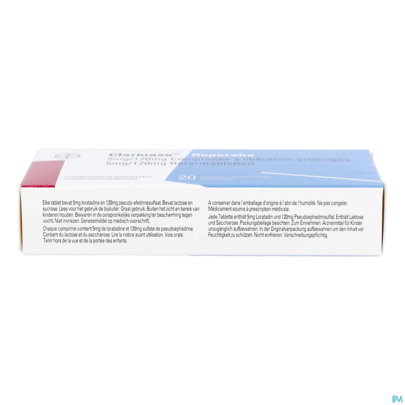 Clarinase Repetabs 5mg/120mg | 20 tabletten | Hooikoorts