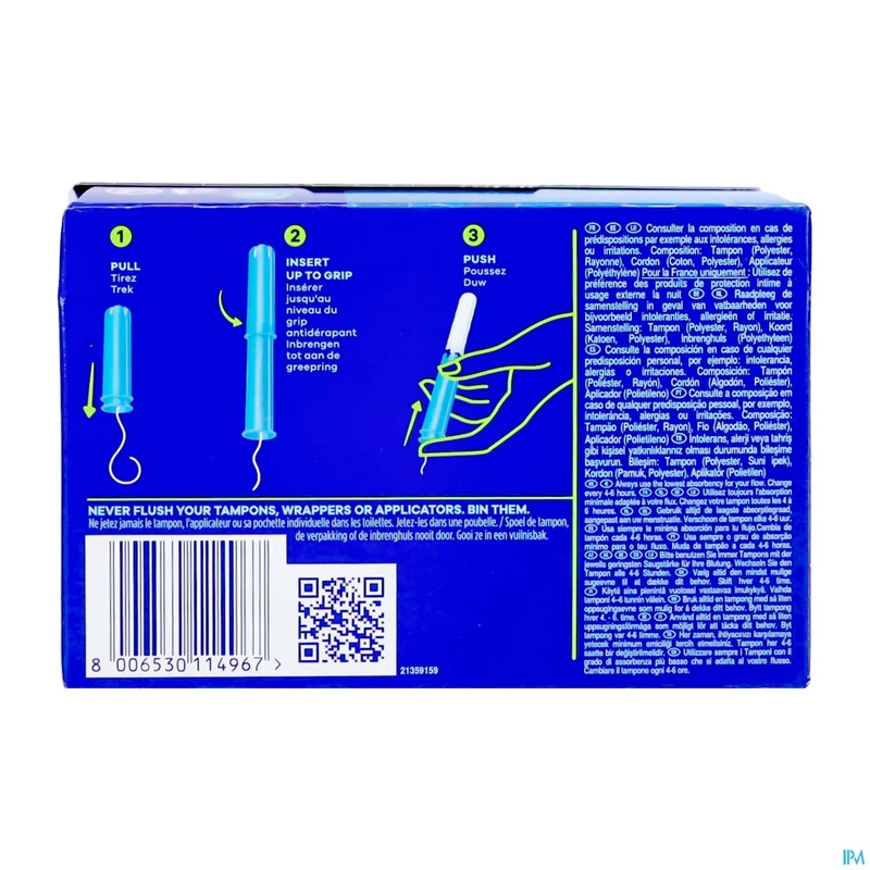 Tampax Compak Super Plus | 24 tampons | Menstruatie