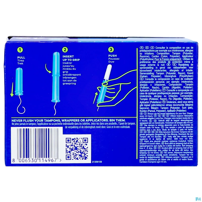 Tampax Compak Super Plus | 24 tampons | Menstruatie