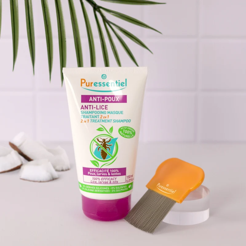 Shampooing Masque Traitement Radical 2 en 1 Anti-Poux