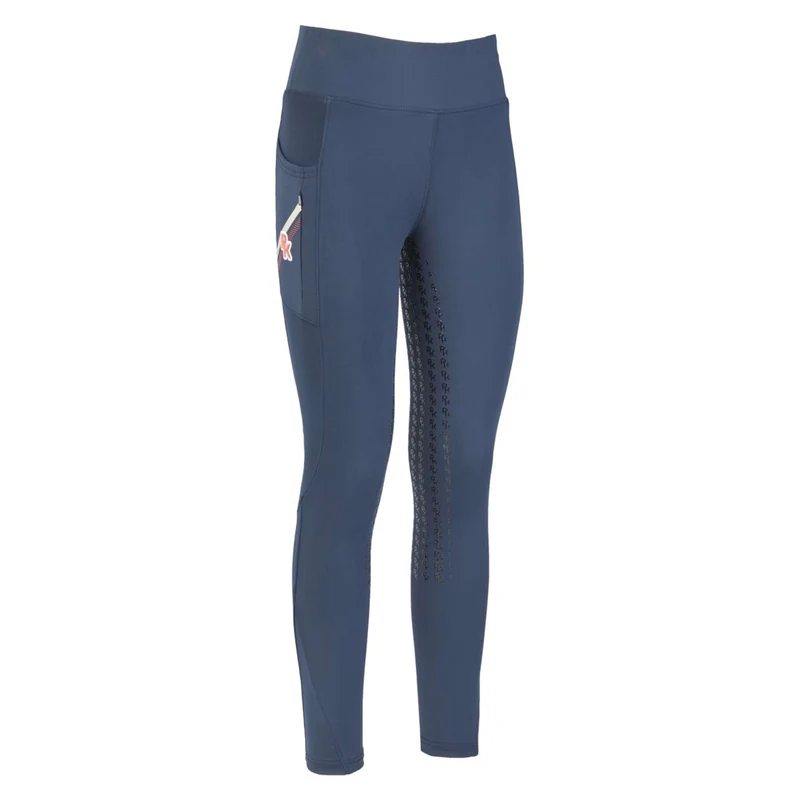 PK International Legging d'Équitation Bretton Full Grip Moonlight