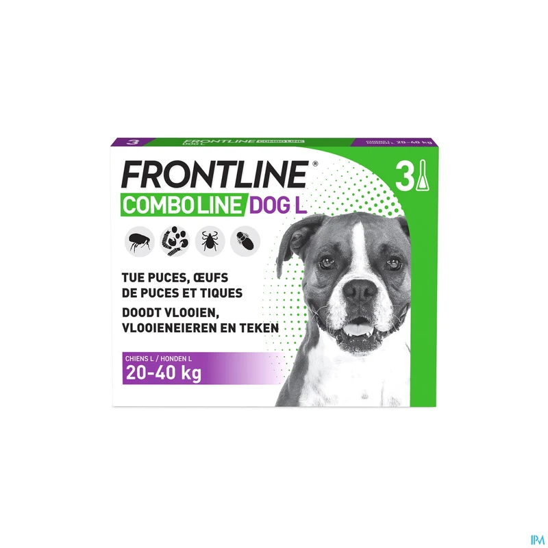 Frontline Combo Line Hond L 20-40kg | 3x2,68ml pipetten | Vlooien & Teken