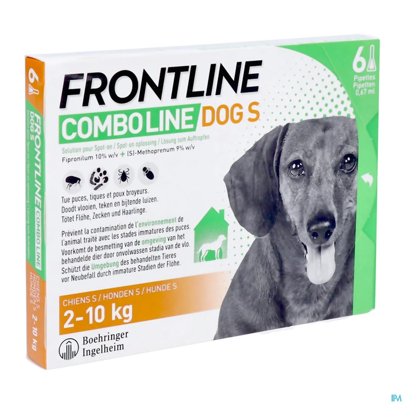 Frontline Combo Line Hond S 2-10kg | 6x0,67 pipetten | Vlooien & Teken