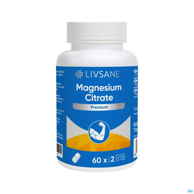 LIVSANE Magnesium Citraat 400mg | 60 tabletten | Supplement