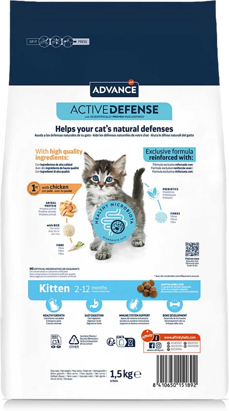 Advance chat croquettes Kitten chaton