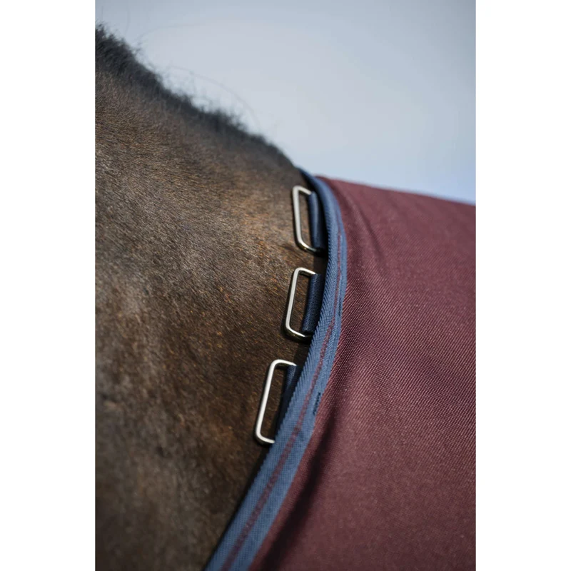 Amigo Turnout 1200D 0g Burgundy/Navy/Titanium Grey