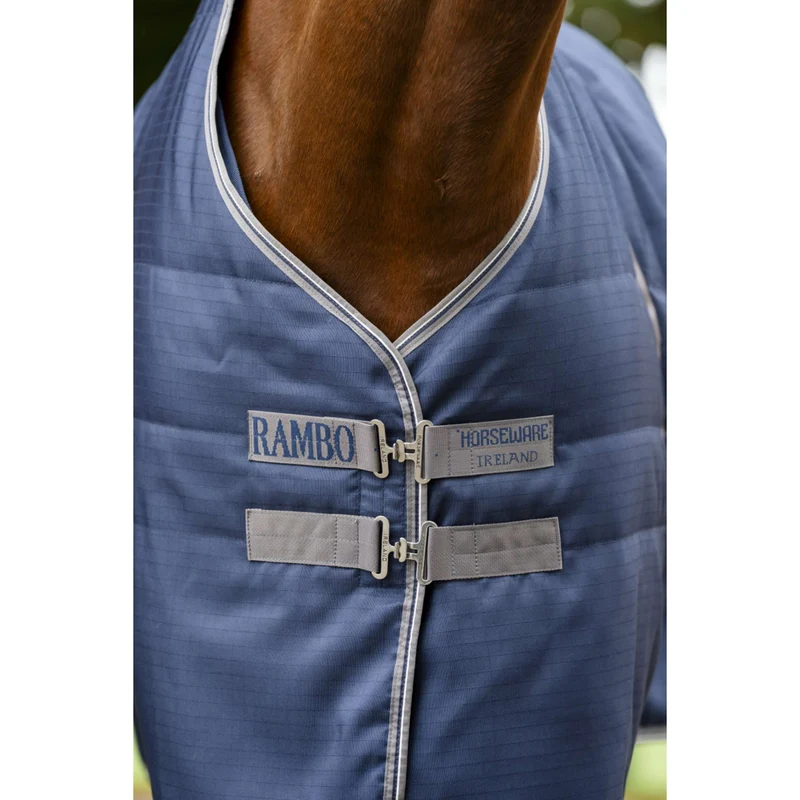 Rambo Couverture d'Écurie 200g Navy/Thunderstorm Grey/Silver