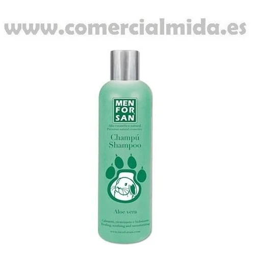 MENFORSAN shampoing naturel 300ml aloe vera apaisant et cicatrisant pour rongeurs