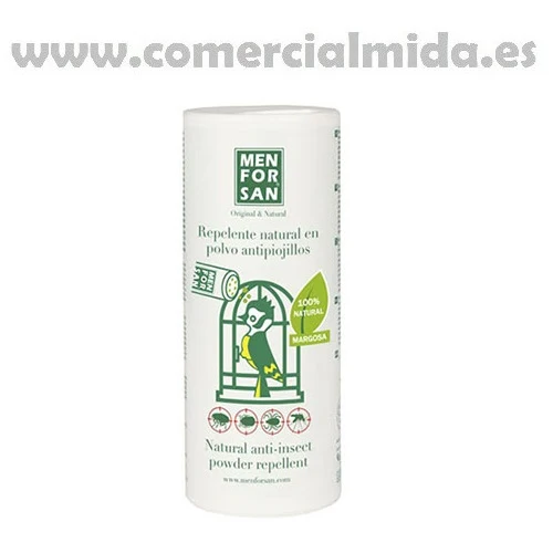 Poudre répulsive naturelle MENFORSAN 250g contre les poux pour oiseaux