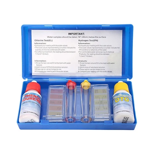 Test Kit de PH y Cloro