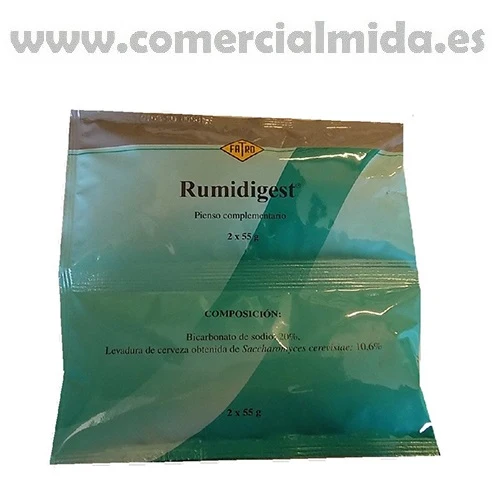 Aliment complémentaire RUMIDIGEST (2x55g) pour bovins, ovins et caprins