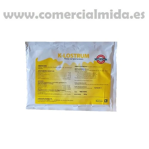 Aliment complémentaire K-LOSTUM 100g pour veaux, agneaux et chevreaux