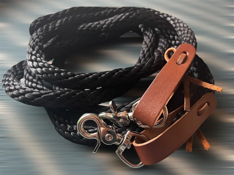 Rênes fermées en nylon tressé