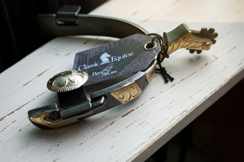 Éperon Classic Equine Cowboy 2-inch Shank – Weighted Performance