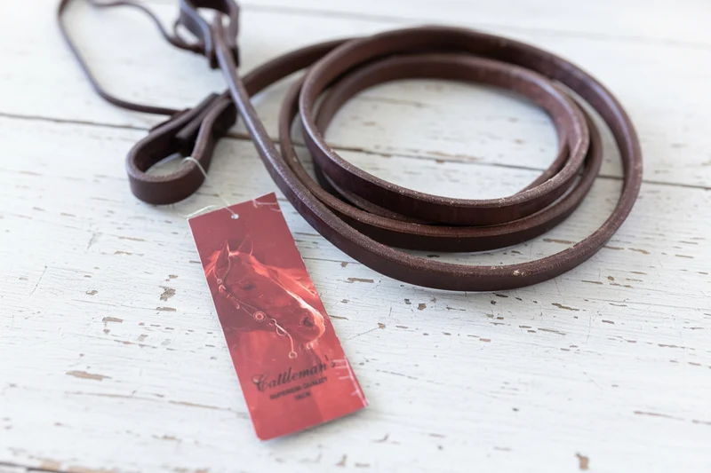 Rênes Fermées Reining en Cuir Sadesa 1,6 cm – Souples & Robustes