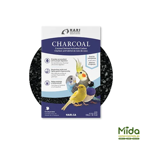 HARI Carbón Activado para Aves 230g