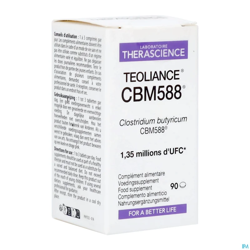 Teoliance CBM588 | 90 tabletten | Probiotica Darmflora