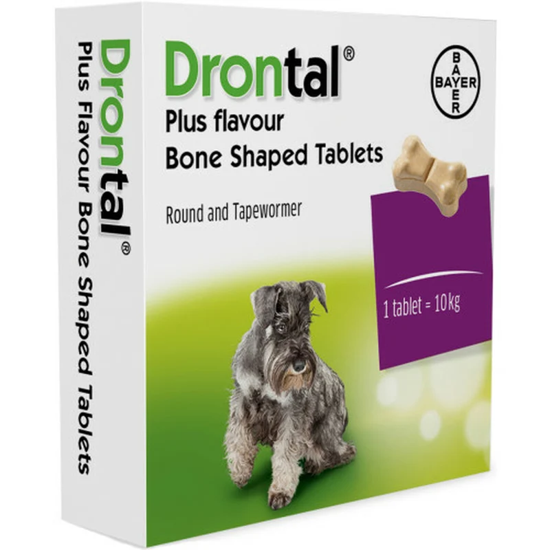 Drontal Plus vermifugo per cani (praziquantel / pyrantel pamoate / febantel) /Dewormer for dogs