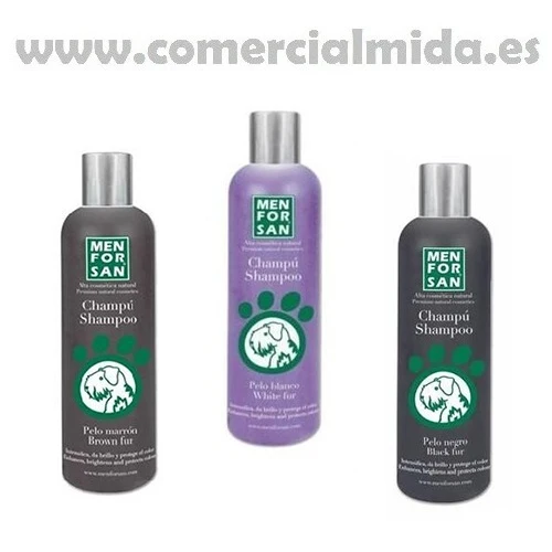 Shampooing Intensificateur de Couleur MENFORSAN (Marron, Noir ou Blanc)