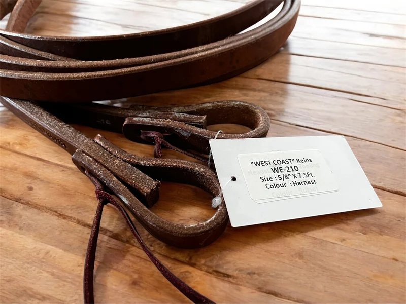 Rênes western lestées West coast tack 3/8