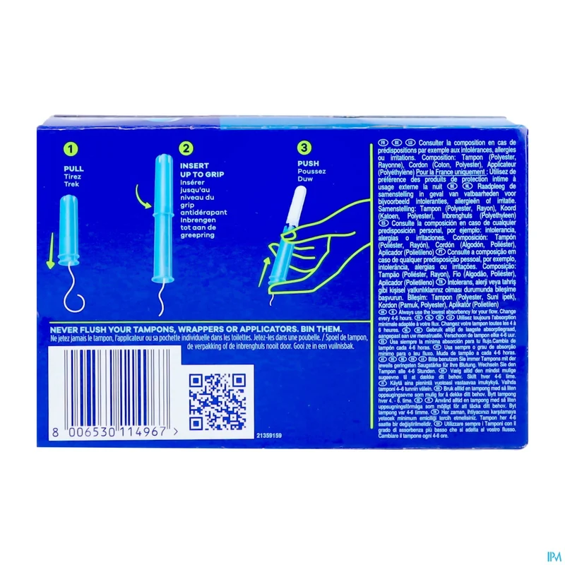 Tampax Compak Super | 26 tampons | Menstruatie