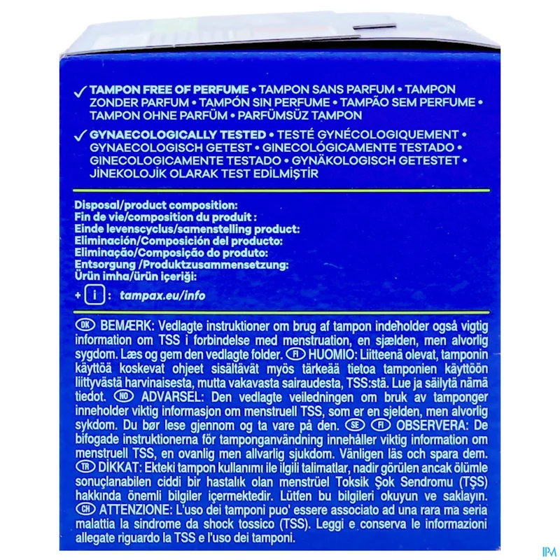Tampax Compak Super | 26 tampons | Menstruatie