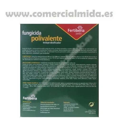 Fongicide cuivrique polyvalent FERTIBERIA