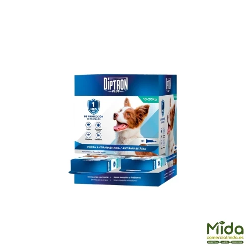 DIPTRON Plus Pipetas Antiparasitarias Para Perros