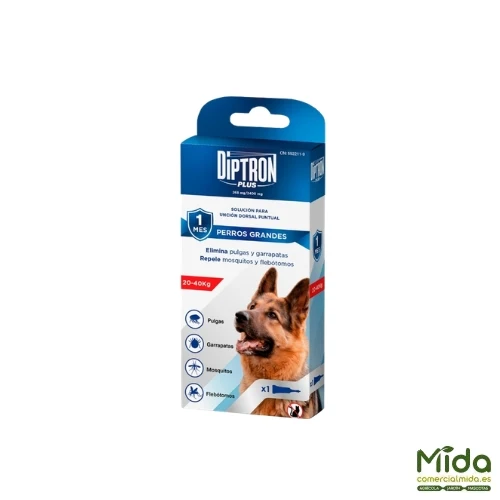 DIPTRON Plus Pipetas Antiparasitarias Para Perros