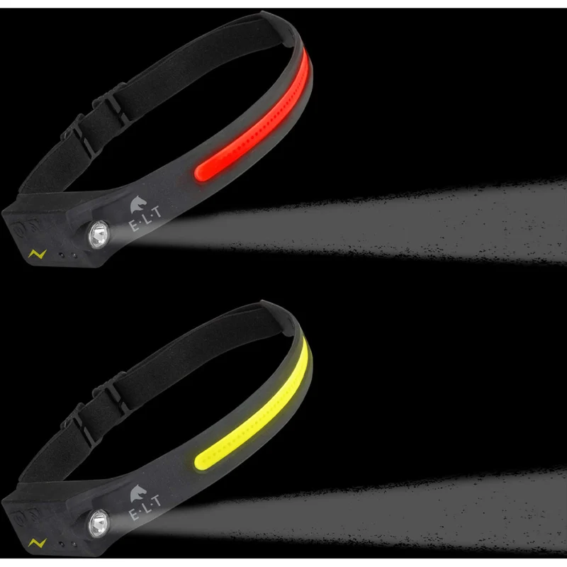 ELT Lampe Frontale LED Capteur Noir
