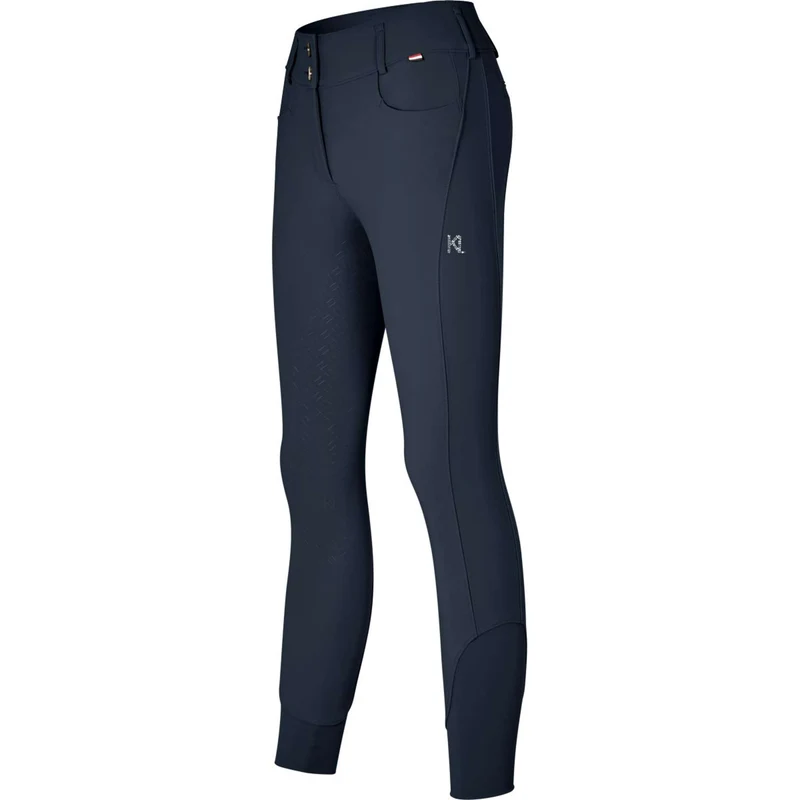 Kingsland Pantalon d'Équitation Kira Full Grip Marin
