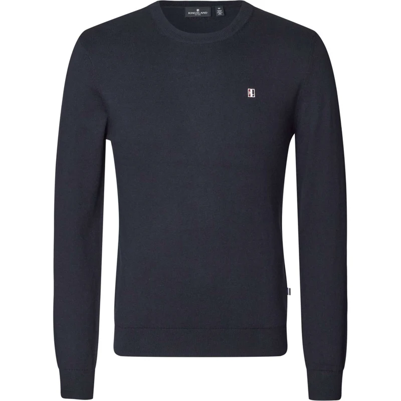 Kingsland Pullover Classic O-Neck Hommes Marin