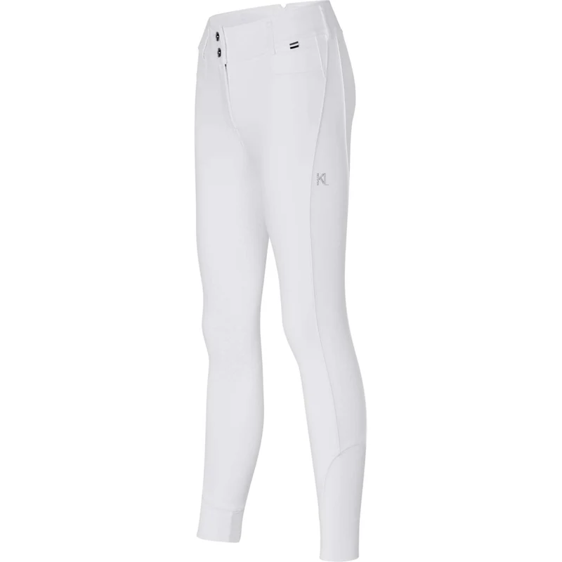 Kingsland Pantalon d'Équitation Kira Full Grip Blanc