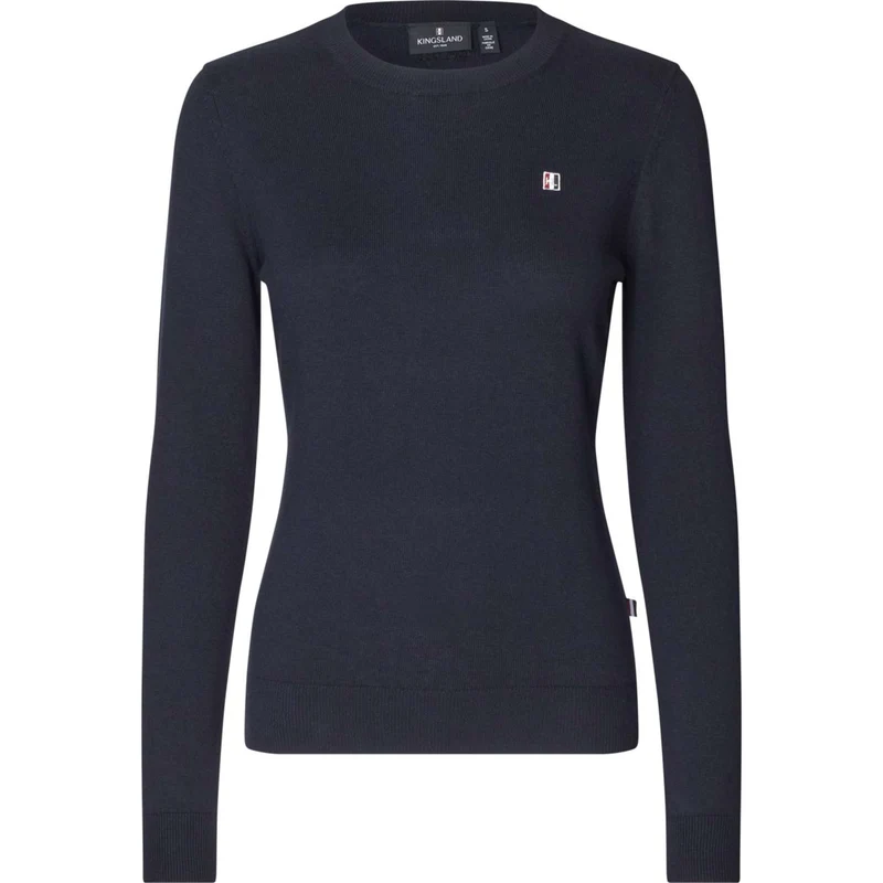 Kingsland Pullover Classic Col en O Marin