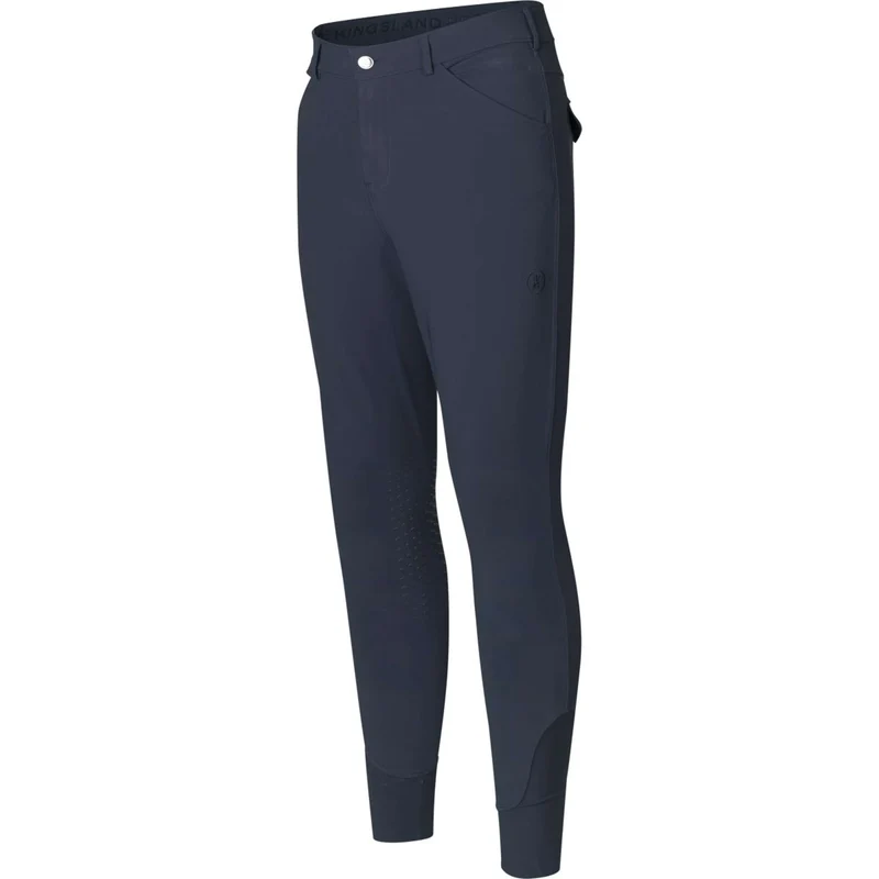 Kingsland Pantalon d'Équitation Kent Prise de Genou Marin