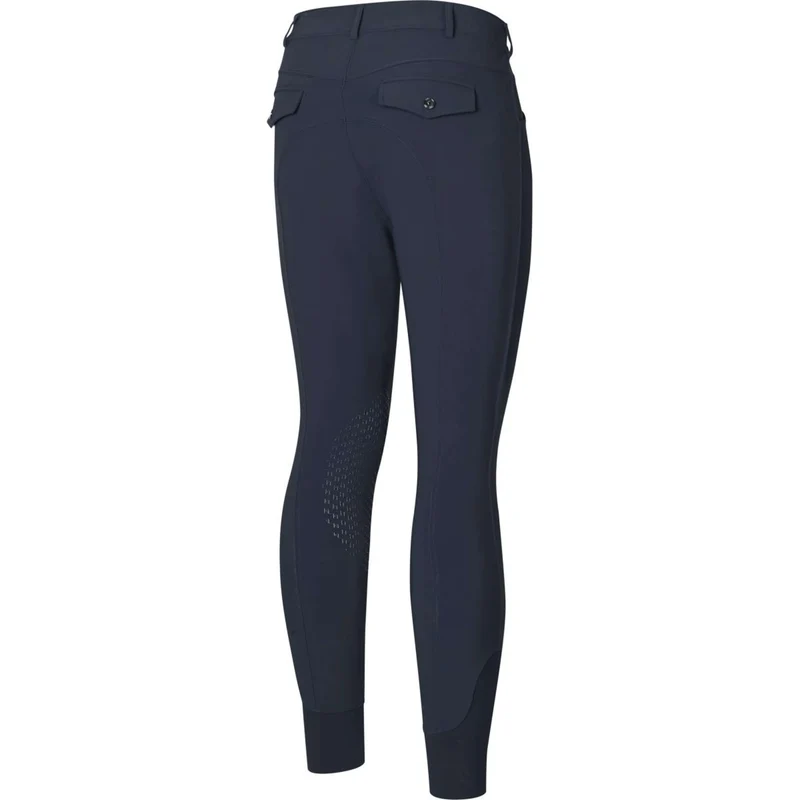 Kingsland Pantalon d'Équitation Kent Prise de Genou Marin