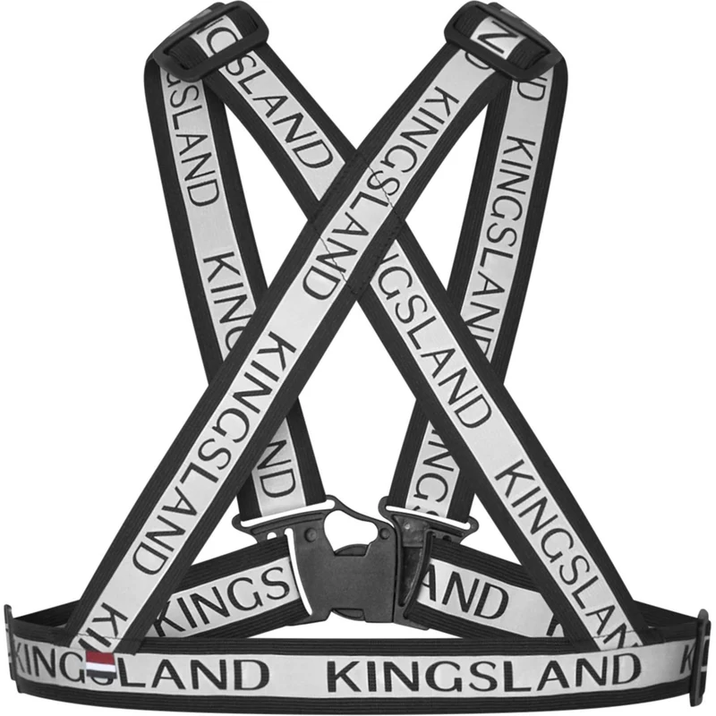 Kingsland Gilet de Sécurité Classic Réflexion Noir