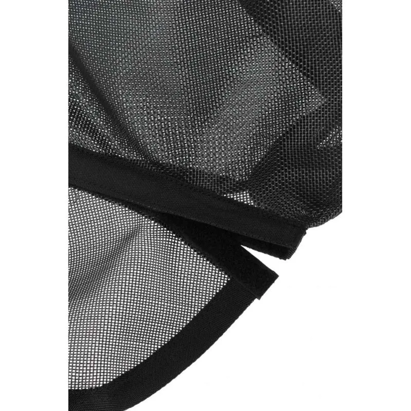 EQUITHÈME Masque Anti-Mouches Protec avec Protection UV Noir