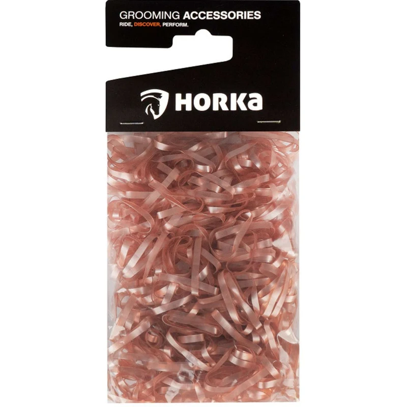 HORKA Élastiques pour le Tressage Breed Or rose