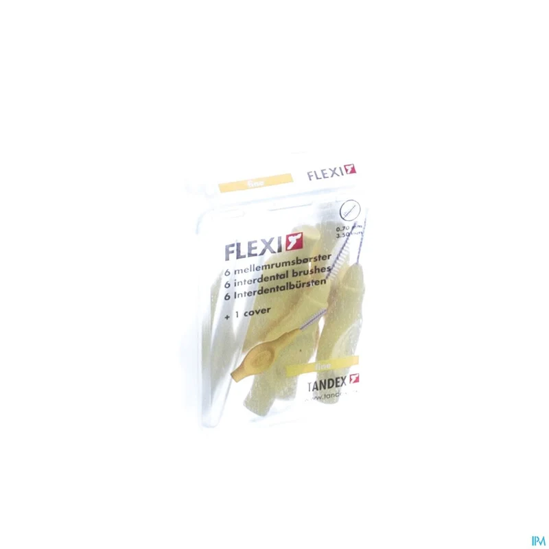 Flexi Yellow Borsteltje Fine Interdentaal 6