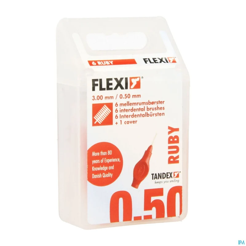 Flexi Red Borsteltje Super Fine Interdentaal 6