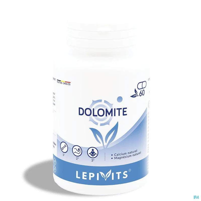 Lepivits Dolomiet rijk aan calcium en magnesium