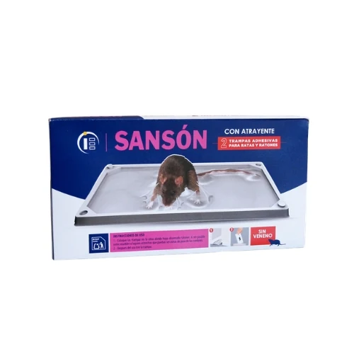 Pièges collants SANSON pour rats et souris (Pack 2 Unités)