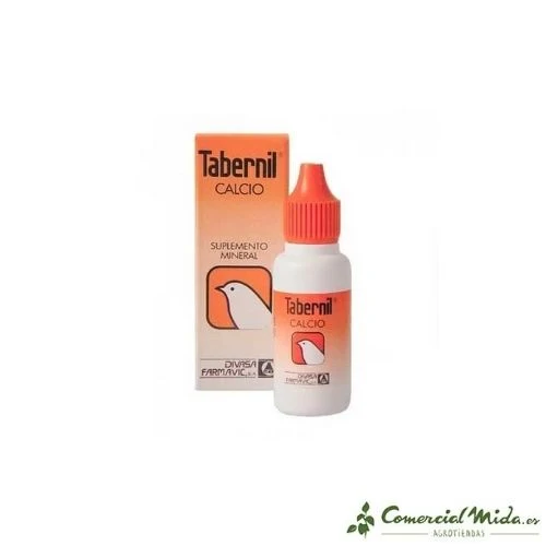 Complément Alimentaire DFV Tabernil Calcium 20 ml pour Oiseaux